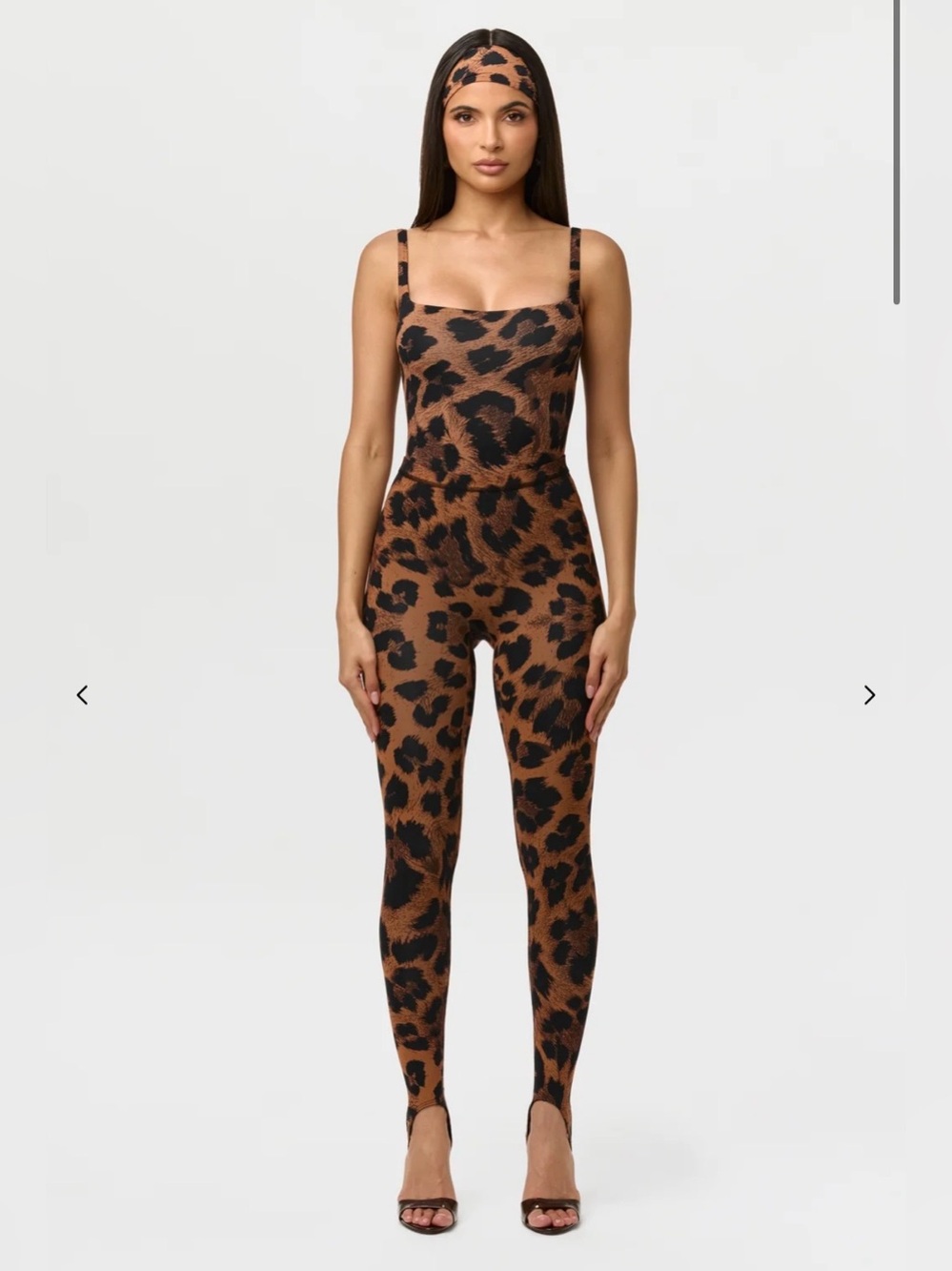 Naked Wardrobe Naked Print Stirrup Legging Leopard